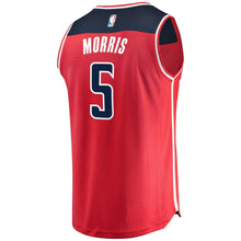 Load image into Gallery viewer, Men's Fanatics Branded Markieff Morris Red Washington Wizards Fast Break Replica Team Color Player Jersey  Icon EditionRed