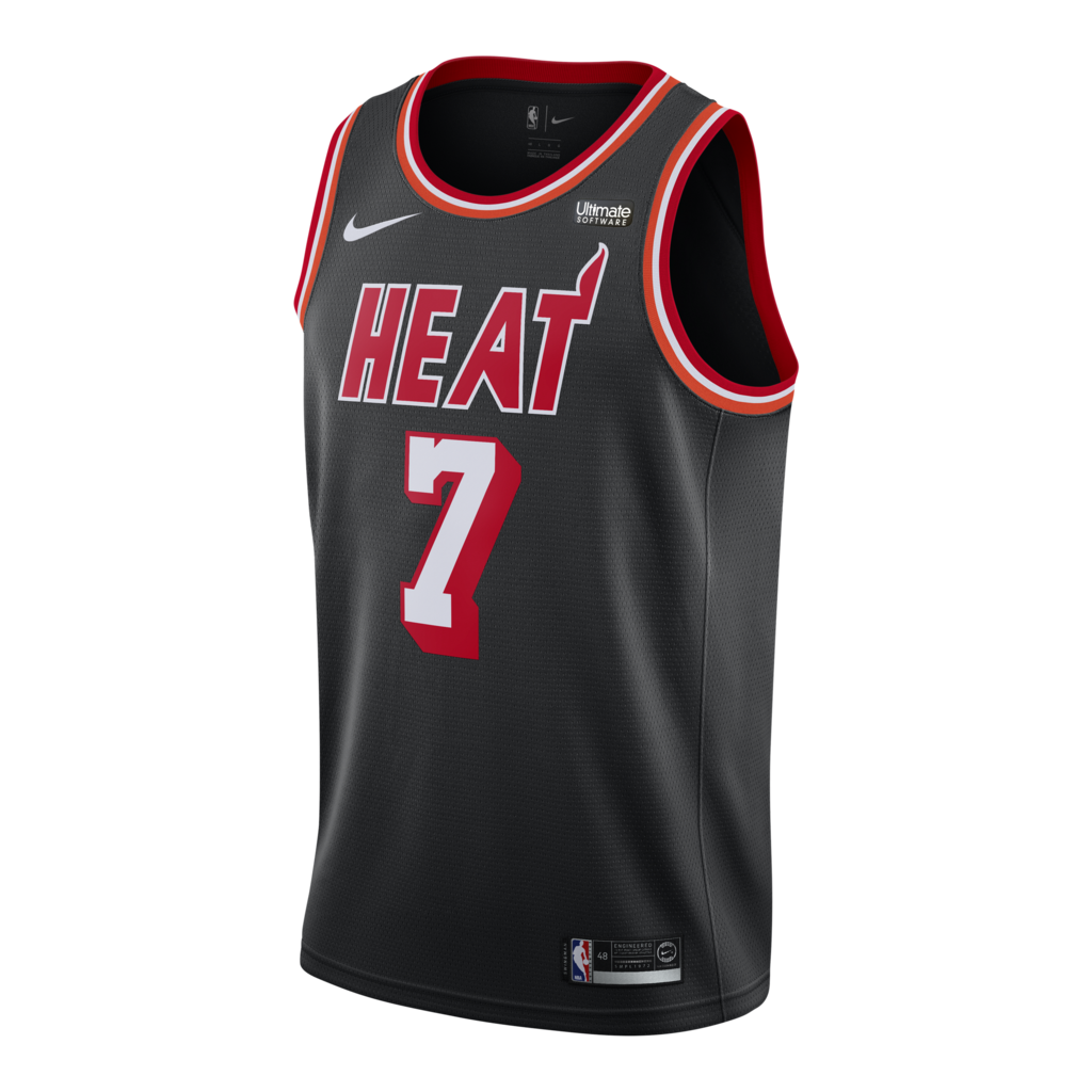 Goran Dragic Nike Miami Heat Classic Edition Jersey  Black