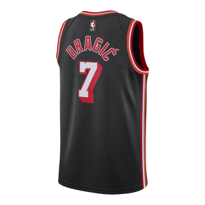 Goran Dragic Nike Miami Heat Classic Edition Jersey  Black