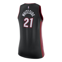 Load image into Gallery viewer, Hassan Whiteside Nike Miami Heat Ladies Icon Black Swingman Jersey  Black