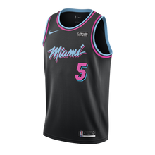 Load image into Gallery viewer, Derrick Jones Jr Nike Miami Heat Vice Nights Swingman Jersey  Black