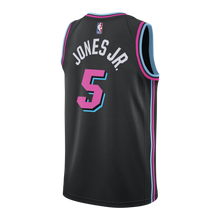 Load image into Gallery viewer, Derrick Jones Jr Nike Miami Heat Vice Nights Swingman Jersey  Black