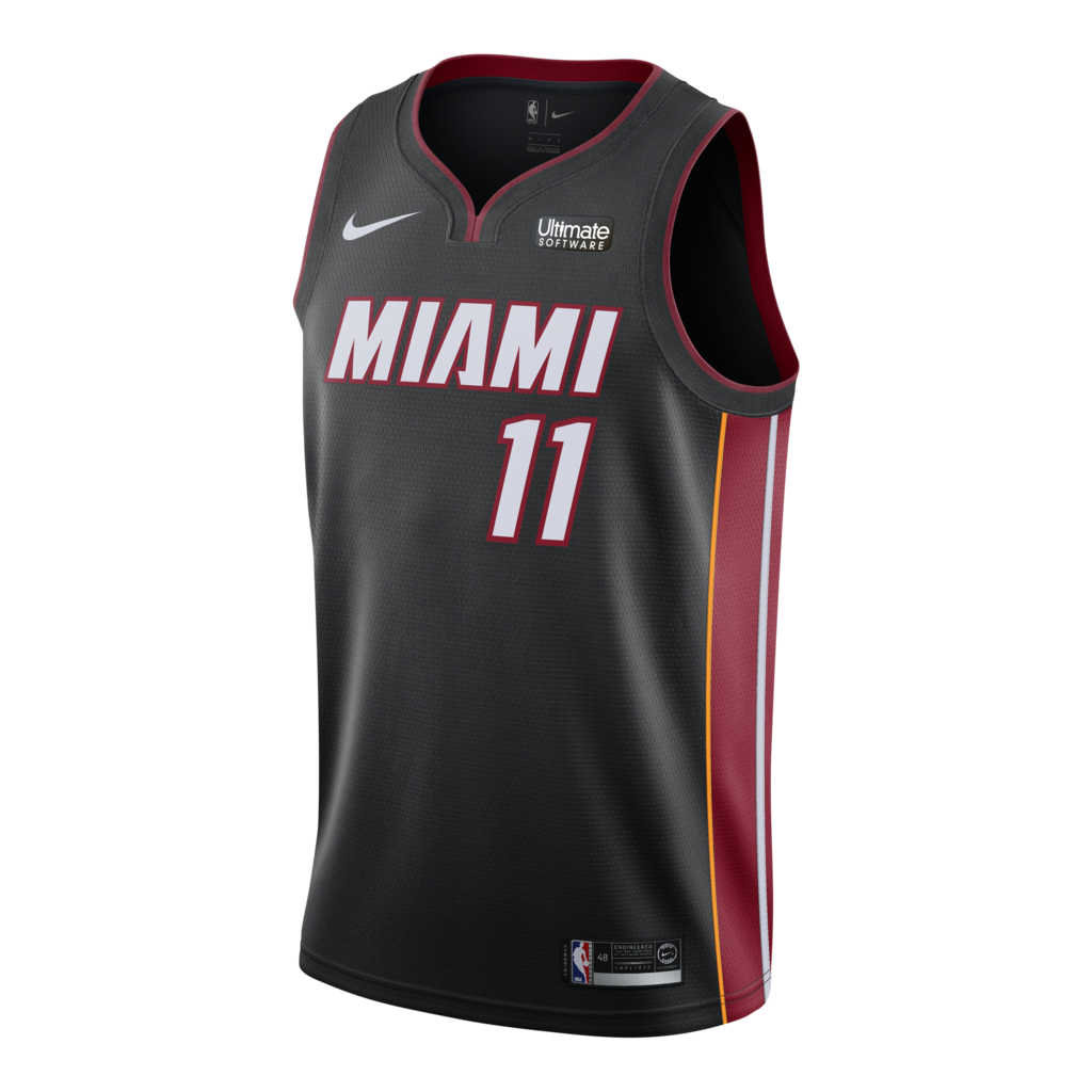 Dion Waiters Nike Miami Heat Icon Black Swingman Jersey  Black