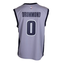 Load image into Gallery viewer, Detroit Pistons Adidas Drummond Chrome Replica Swingman Jersey  Grey