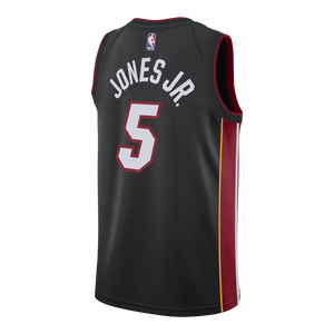 Derrick Jones Jr. Nike Miami Heat Icon Black Swingman Jersey  Black