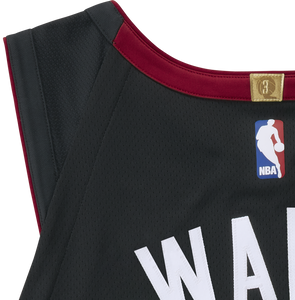 Dwyane Wade Nike Icon Black Authentic Jersey  Black