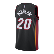 Load image into Gallery viewer, Justise Winslow Nike Miami Heat Icon Black Swingman Jersey  Black