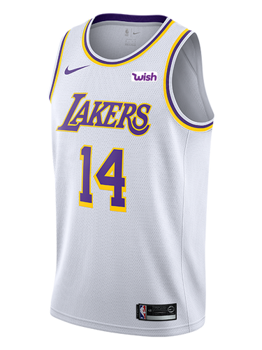 Los Angeles Lakers Brandon Ingram  Association Edition Swingman Jersey  White