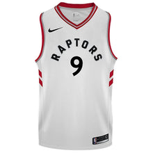 Load image into Gallery viewer, Raptors Adult Swingman Association Jersey  Ibaka  White