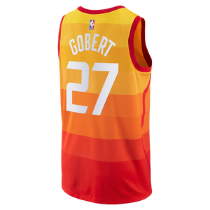 City Edition Swingman Jersey  MensApparelJerseys  Utah Jazz  Gobert Rudy  City Edition  Orange