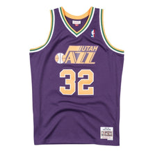 Load image into Gallery viewer, Hardwood Classic Swingman Jersey  MensApparelJerseys  Utah Jazz  Malone Karl  HWC s  Purple