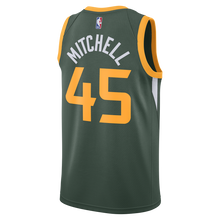 Load image into Gallery viewer, Earned Swingman Jersey  MensApparelJerseys  Utah Jazz  Mitchell Donovan  Earned  Green