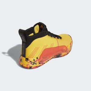 Dame 5 Shoes Bold Gold / Shock Red / Core Black Adidas