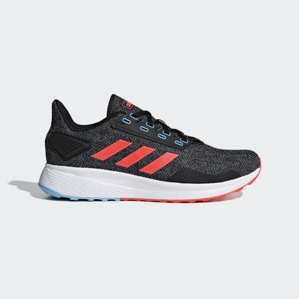 Duramo 9 Shoes Core Black / Solar Red / Grey Four Adidas