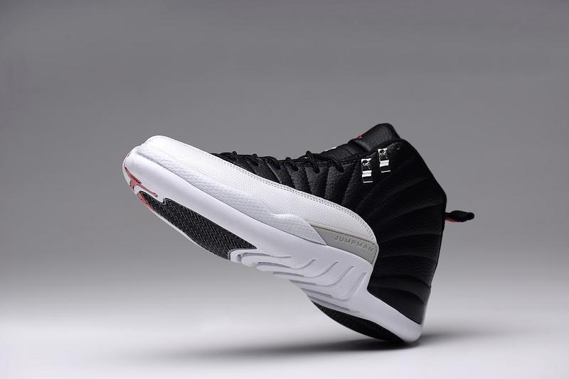 Nike Air Jordan 12 Retro 'Playoff' 2004 Black White Shoes