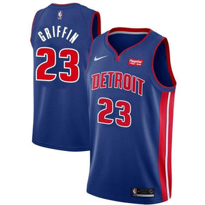 Detroit Pistons Men's Nike Road Swingman Jersey  Blue