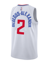 Load image into Gallery viewer, LA Clippers Shai Gilgeouxander Association Swingman Jersey  White