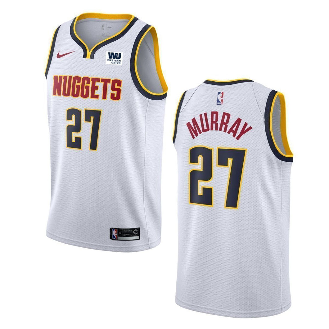 Jamal Murray Denver Nuggets Swingman Association Jersey  White