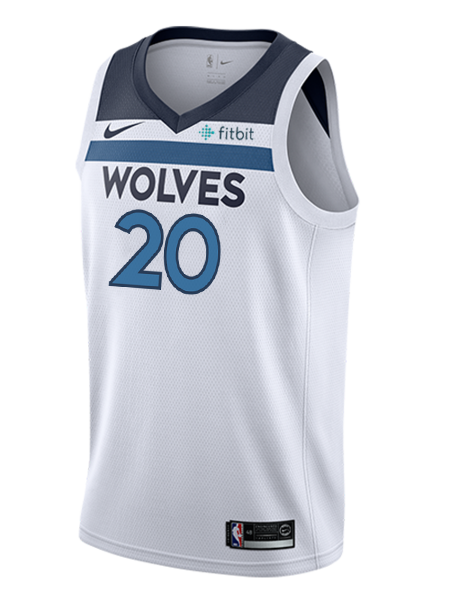 Minnesota Timberwolves Josh Okogie Association Swingman Jersey  White