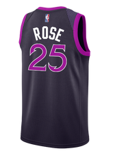 Load image into Gallery viewer, Minnesota Timberwolves City Edition Derrick Rose Swingman Jersey  Black