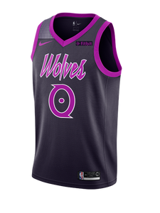 Minnesota Timberwolves City Edition Jeff Teague Swingman Jersey  Black