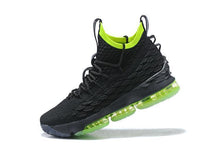 Load image into Gallery viewer, Nike Lebron XV 15 Black Green Men Shoes Sale Size US7,8,8.5,9,10,11,12