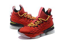 Load image into Gallery viewer, Nike Lebron XV 15 Red Yelow Black Bordeaux Men Shoes Sale Size US7,8,8.5,9,10,11,12