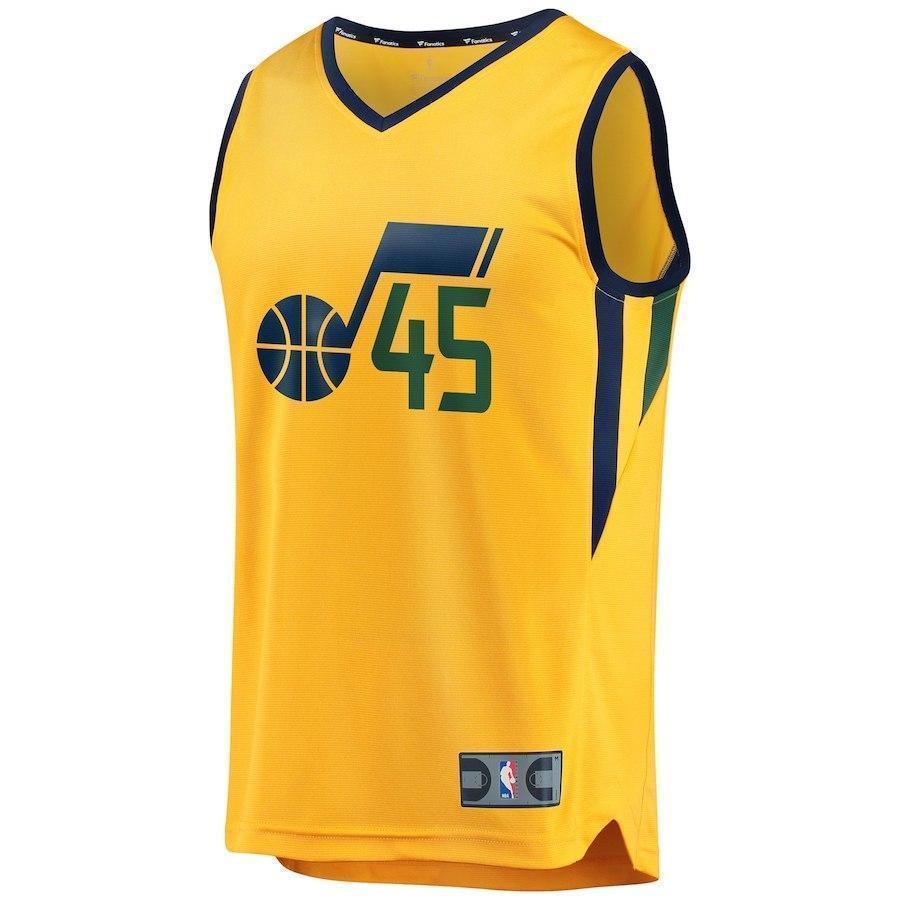 FastBreak Statement Replica Jersey  MensApparelJerseys  Utah Jazz  Mitchell Donovan  Gold