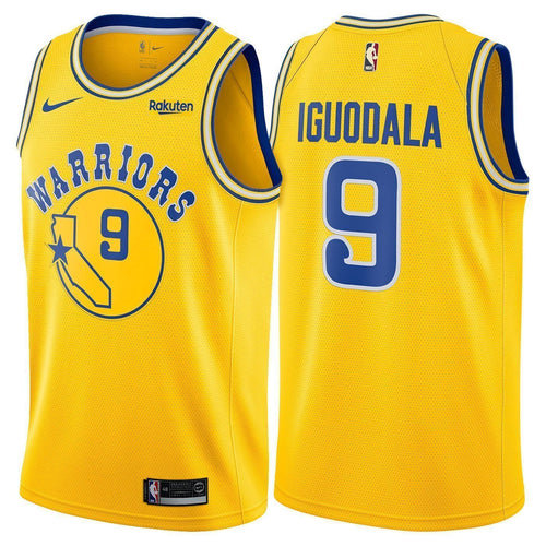 Andre Iguodala Golden State Warriors Swingman Hardwood Classic Jersey  Gold