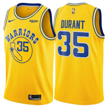 Load image into Gallery viewer, Kevin Durant Golden State Warriors Swingman Hardwood Classic Jersey  Gold