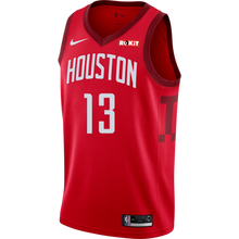 Load image into Gallery viewer, James Harden Men&#39;s Houston Rockets Earned Edition Swingman Jersey  Red