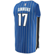 Load image into Gallery viewer, Men's Fanatics Branded Jonathon Simmons Blue Orlando Magic Fast Break Replica Player Jersey  Icon Edition  Blue