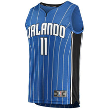 Load image into Gallery viewer, Men's Fanatics Branded Amile Jefferson Blue Orlando Magic Fast Break Replica Jersey – Icon Edition  Blue