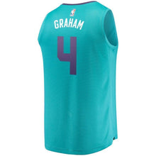 Load image into Gallery viewer, Men's Fanatics Branded Devonte Graham Teal Charlotte Hornets Fast Break Replica Jersey – Icon Edition  Aqua