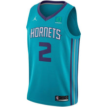 Load image into Gallery viewer, Men's Jordan Brand Marvin Williams Teal Charlotte Hornets Swingman Sponsor Patch Jersey – Icon Edition  Aqua