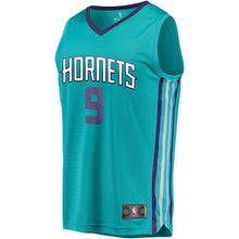 Load image into Gallery viewer, Youth Fanatics Branded Tony Parker Teal Charlotte Hornets Fast Break Player Jersey  Icon Edition  Aqua