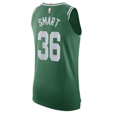 Load image into Gallery viewer, Men's Nike Marcus Smart Green Boston Celtics Authentic Sponsor Patch Jersey – Icon Edition  Green