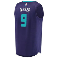Load image into Gallery viewer, Men's Fanatics Branded Tony Parker Purple Charlotte Hornets Fast Break Replica Player Jersey  Statement Edition  Purple