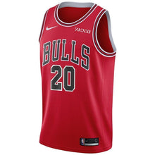 Load image into Gallery viewer, Men's Nike Rawle Alkins Red Chicago Bulls Swingman Sponsor Patch Jersey – Icon Edition  Red