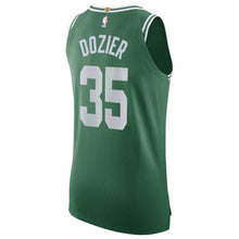 Load image into Gallery viewer, Men's Nike P.J. Dozier Green Boston Celtics Authentic Sponsor Patch Jersey – Icon Edition  Green