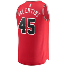 Load image into Gallery viewer, Men's Fanatics Branded Denzel Valentine Red Chicago Bulls Fast Break Replica Jersey  Icon Edition  Red