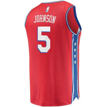Load image into Gallery viewer, Men's Fanatics Branded Amir Johnson Red Philadelphia 7ers Fast Break Replica Player Jersey  Statement Edition  Red